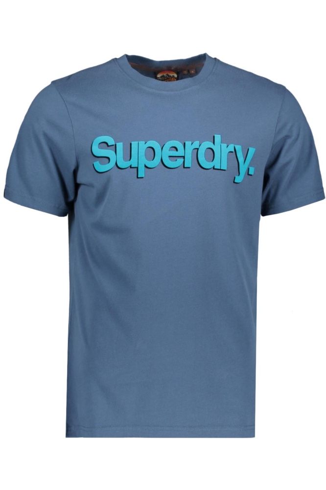 CLASSIC CORE LOGO SHADOW TEE M1012197A BLUE BOTTLE